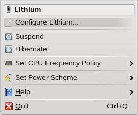Lithium Powersave Control